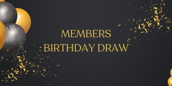 Members Birthday Draw at The Sharks