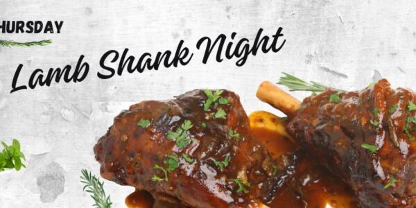 Lamb Shank Thursday at The Sharks