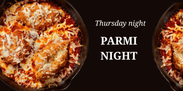 WEDNESDAY Parmi Night Featured Image